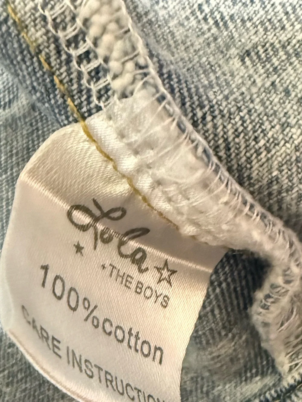 LOLA AND THE BOYS JEAN JACKET